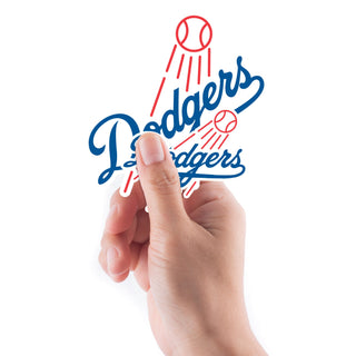 Los Angeles Dodgers - 5 Logo Minis Mixed Sizes - Official MLB - Reusable Vinyl Decals