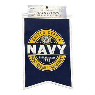 Navy Traditions Bannner Blue