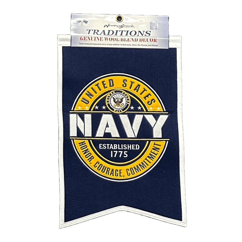 Navy Traditions Bannner Blue
