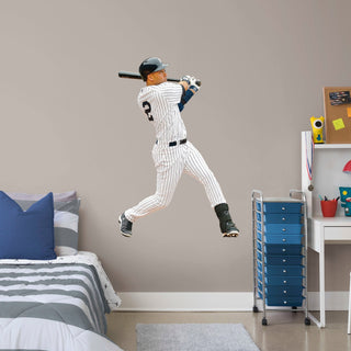Derek Jeter - RealBig Legacy Collection - Official MLB - New York Yankees - Reusable Vinyl Wall Decals