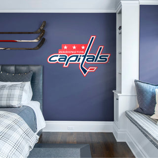 Washington Capitals - RealBig Logo Collection - Official NHL - Reusable Vinyl Wall Decals