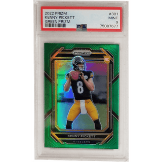 Kenny Pickett: 2022 Prizm Green Prizm #301 PSA 9