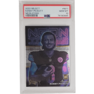 Kenny Pickett: 2022 Select Neon Icons #NI11 PSA 10