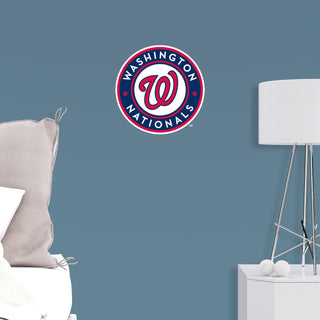 Washington Nationals - RealBig Logo Collection - Official MLB - Reusable Vinyl Wall Decals