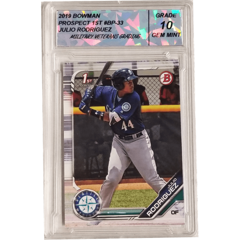 Julio Rodriguez 2019 Bowman Prospect 1st #BP-33 MVG 10