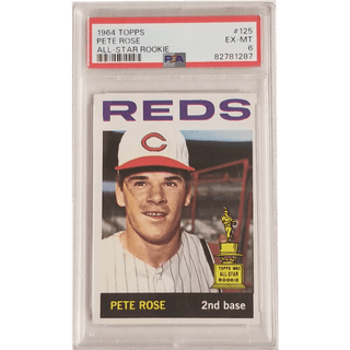 Pete Rose: 1964 Topps All-Star Rookie #125 PSA 6