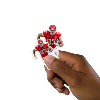 Travis Kelce - 5 Player Minis Mixed Sizes - Official NFL - Kansas City Chiefs - Reusable Vinyl Decals