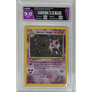 Sabrina's Gengar 2000 Pokémon Gym Heroes Unlimited Holo #14/132 HGA 9.0