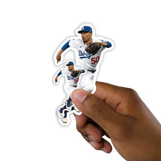 Mookie Betts - 5 Player Minis Mixed Sizes - Official MLB - Los Angeles Dodgers - Reusable Vinyl Decals