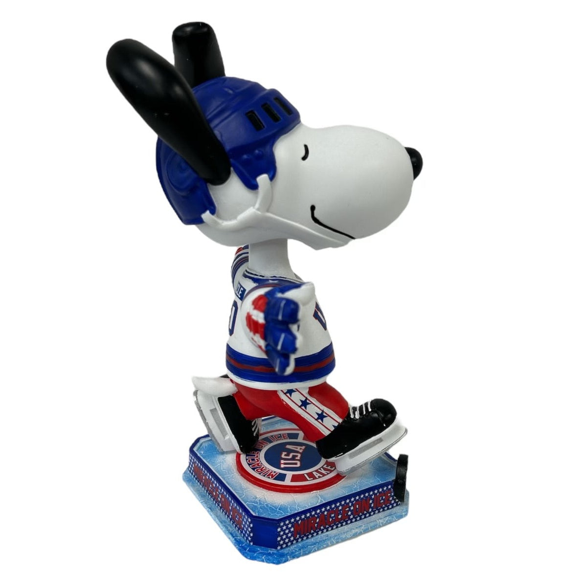 Snoopy USA Hockey Miracle on Ice Officially Licensed 7 Inch Bobblehead