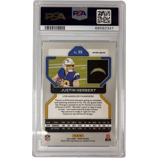Single Card: Justin Herbert- Los Angeles Chargers