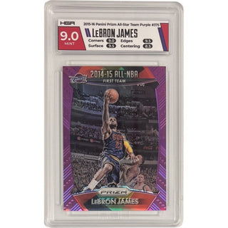 Single Card: LeBron James- Cleveland Cavaliers - HGA Grade 9.0 - Numbered 71/90