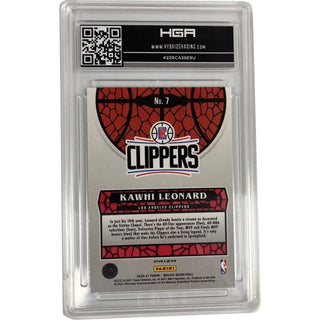 Single Card: Kawhi Leonard- Los Angeles Clippers; HGA grade 9.5