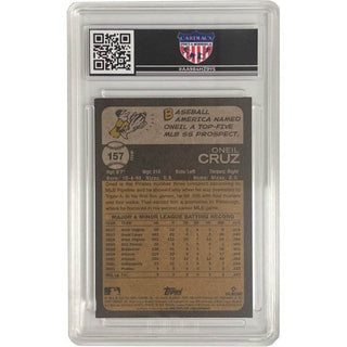 Single Card: Oneil Cruz- Pittsburgh Pirates - HGA 9.5