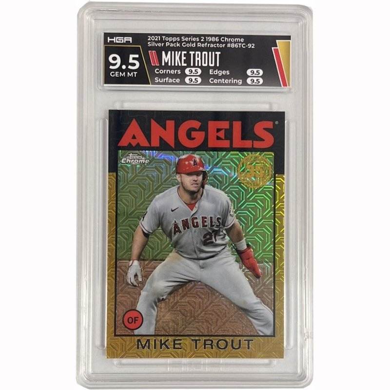 mike trout graded cards 2011 Finest #94 Angels PSA 8 Baseball Card : Collectibles & Fine Art TROUT PERFECT GOLD REFRACTOR! ,