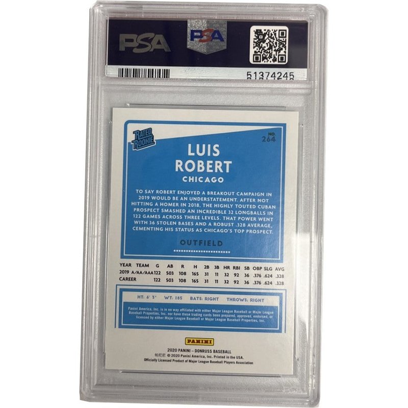 Single Card: Luis Robert- Chicago White Sox - PSA 10