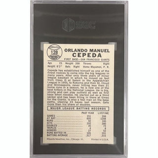 Orlando Cepeda - 1960 Leaf #128