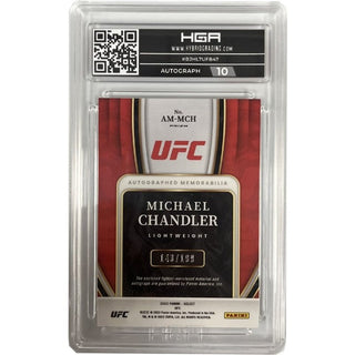 Michael Chandler - 2022 Panini Select UFC Autographed Memorabilia #AM-MCH