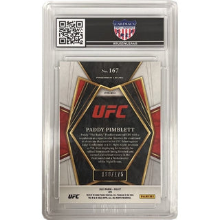 Paddy Pimblett - 2022 Panini Select UFC Premier Level Bronze Prizms #167