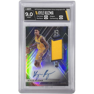 Kyle Kuzma - 2017-18 Panini Spectra Rookie Jersey Autograph #118