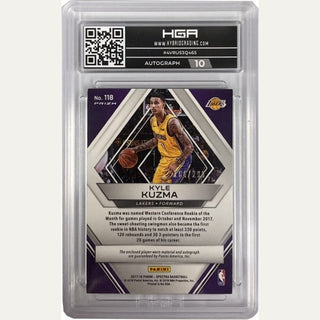 Kyle Kuzma - 2017-18 Panini Spectra Rookie Jersey Autograph #118