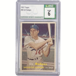 Gil Hodges - 1957 Topps #80