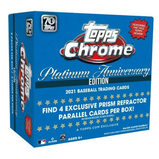 2021 Topps Chrome Platinum Anniversary Mega Box