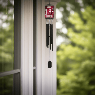 Alabama Crimson Tide Wind Chime – 33" Matte Black Finish