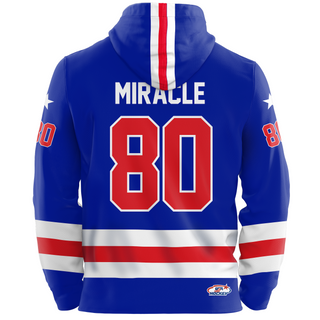 USA Hockey Miracle on Ice 1980 Authentic Royal Blue Youth Hoodie