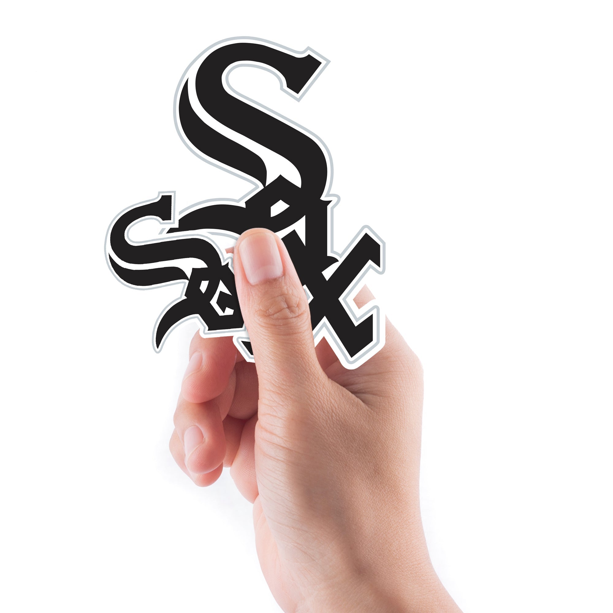 Chicago White Sox - 5 Logo Minis Mixed Sizes - Official MLB - Reusable Vinyl Decals