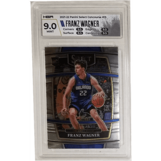 Franz Wagner: 2021-22 Panini Select Concourse #15 HGA 9.0