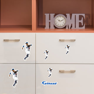 Mookie Betts - 5 Player Minis Mixed Sizes - Official MLB - Los Angeles Dodgers - Reusable Vinyl Decals