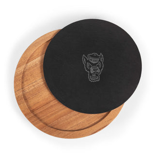 NC State Wolfpack - Insignia Acacia and Slate Serving Board with Cheese Tools