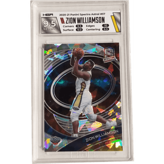 Zion Williamson: 2020-21 Panini Spectra Astral #57 HGA 9.5