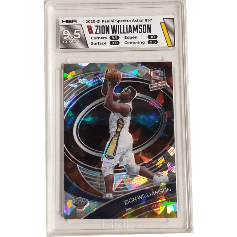 Zion Williamson: 2020-21 Panini Spectra Astral #57 HGA 9.5