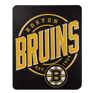 Blanket: Boston Bruins- 50x60 Fleece