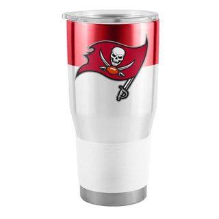 Tumbler: Tampa Bay Buccaneers- Colorblock - Stainless 30oz