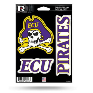 Decal: East Carolina - Triple Play Set