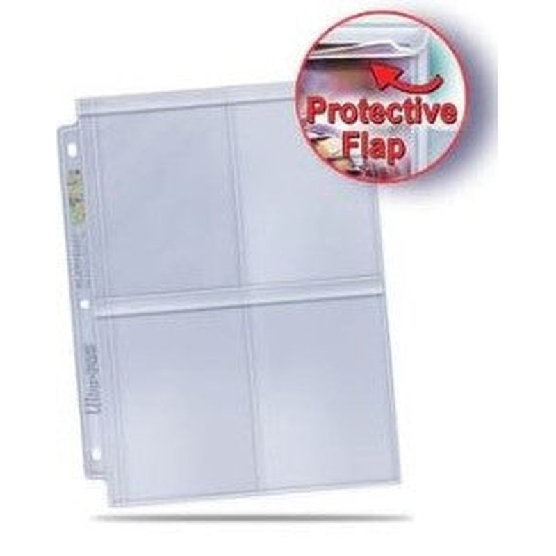 Page: Ultra Pro 4 Pocket Secure for Toploaders - Individual Page (Single) Page: Ultra Pro 4 Pocket Secure for Toploaders - Individual Page (Single)
