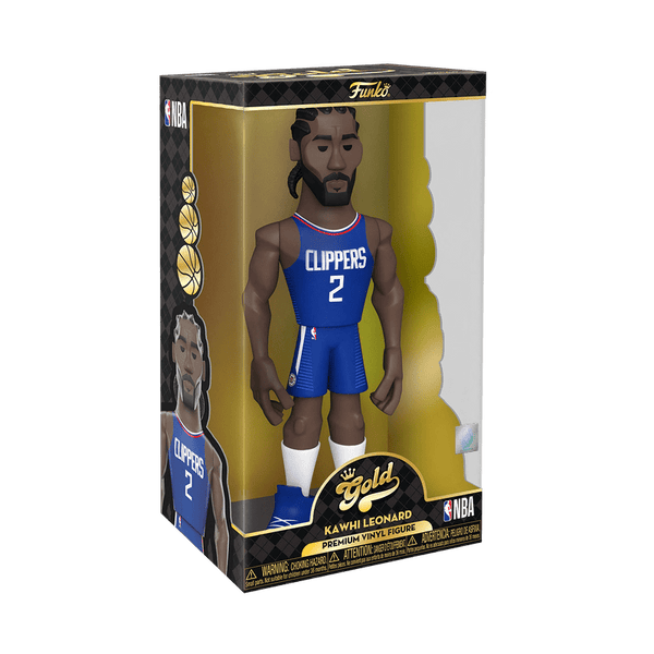 Funko Gold Kawhi Leonard Clippers 12 tall CARDIACS Sports Memorabilia