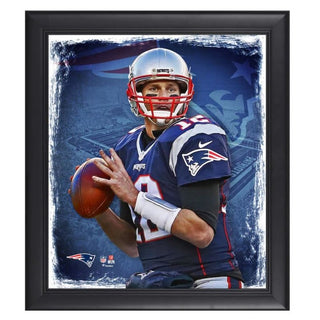 Framed Art: New England Patriots - Tom Brady - Playmaker Collage