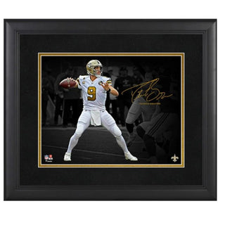 Framed Art: Drew Brees - Saints - Facsimile Signature