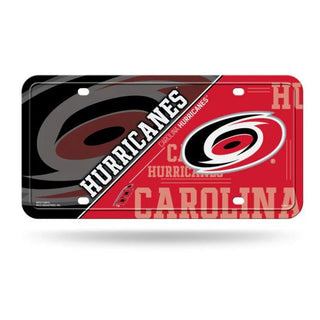 License Plate: Hurricanes Split Design - Metal