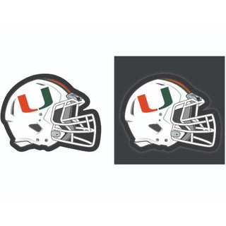 LED Wall Decor: University of Miami - Football Helmet