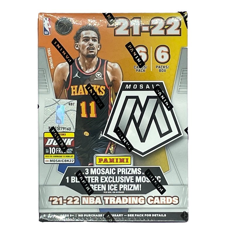 2021-22 Panini Mosaic Basketball Blaster - Green Ice