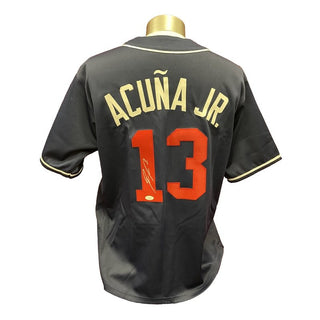 Ronald Acuna Jr. Signed Jersey.  JSA Authenticated