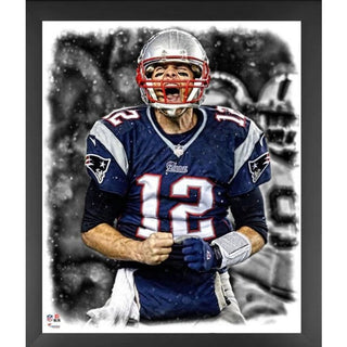 Framed Art: New England Patriots - Brady, Tom - Photo 20x24