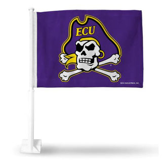 Car Flag: East Carolina Pirates - Double Sided