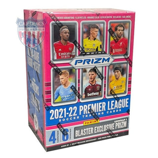 Perhaps Panini America’s best brand and the world’s best top-flight soccer league come together once again in 2021-22 Prizm Premier League Soccer. With the star power from all 20 Premier League clubs showcased on Panini’s dazzling Opti chrome technology, these cards are not to be missed!