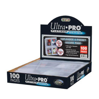 Page: Ultra Pro 4 Pocket Secure for Toploaders Box